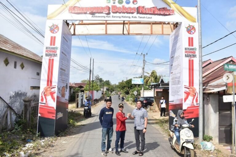 Satresnarkoba Polres Tanah Laut Bentuk Kampung Bebas Narkoba