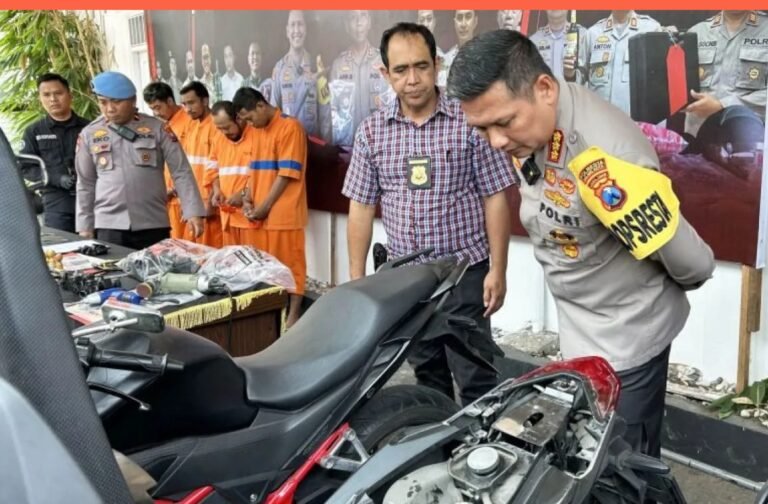 Polresta Malang Kota bekuk sindikat curanmor ubah nomor rangka