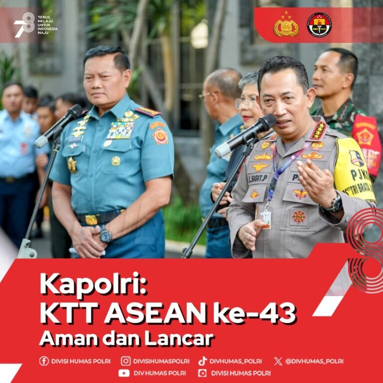 Kapolri: KTT ASEAN ke-43 Aman dan Lancar