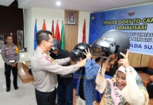 Dirlantas Polda Sulsel Gelar Acara Police Goes To Campus
