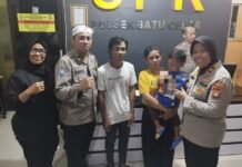Polres Metro Tangerang Kota Berhasil Kembalikan Balita Yang Terlantar Ke Kedua Orang Tuanya