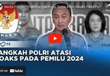 Polri Bangun Kerja Sama Atasi Hoaks pada Pemilu 2024