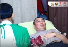 Kepala Divisi Humas Polri Irjen Pol. Dr. Sandi Nugroho Memimpin Kegiatan Donor Darah dalam Rangka Memperingati HUT Humas Polri ke-72