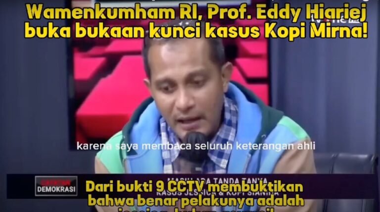 Buka Bukaan Dan Analisa Berdasarkan Fakta Dan Logika Serta Kunci Kasus Mirna Kopi Sianida