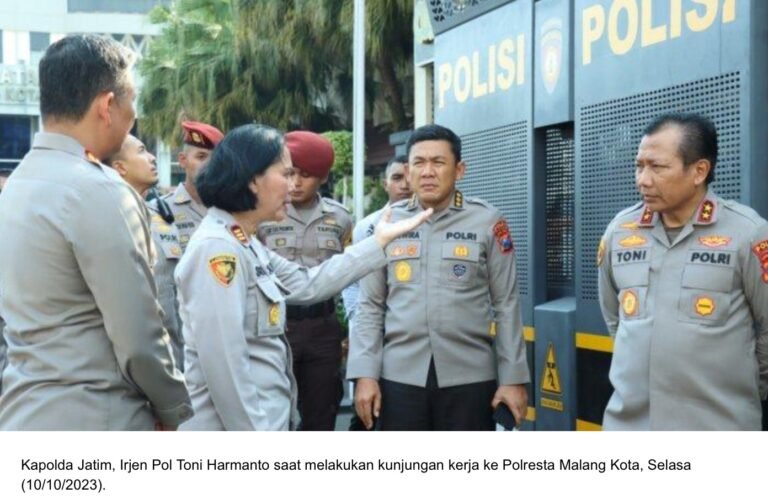 Kapolda Jatim Irjen Pol Tony Hermanto Kunjungi Polresta Malang Kota Cek Pembangunan 3 Gedung Baru