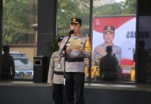 45 Anggota Satgas Humas Polri Diturunkan Bertugas Jaga Keamanan Pemilu 2024