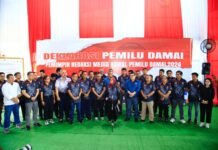 Divisi Humas Polri, Dewan Pers, dan Pimpinan Media Gelar Deklarasi Pemilu Damai 2024