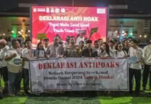 Polres Metro Tangerang Kota Gelar Deklarasi Anti Hoax Pegiat Media Sosial Kawal Pemilu Damai 2024
