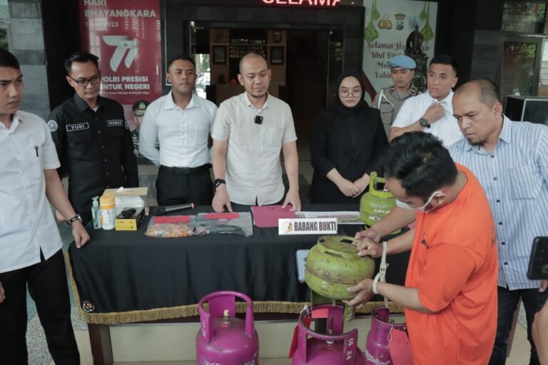 Polresta Malang Kota Ungkap Penyalahgunaan Gas LPG Bersubsidi