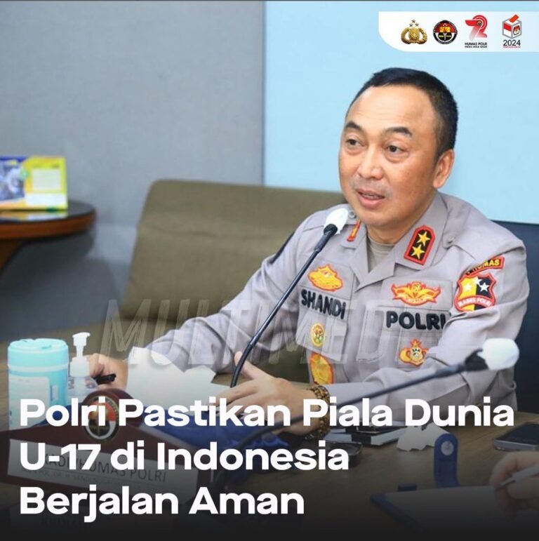 Polri Pastikan Piala Dunia U-17 Bergulir Aman, Tertib dan Lancar