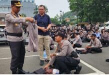 Polres Metro Tangerang Kota Gelar Kelengkapan Perorangan Kesiapan Pengamanan Pemilu 2024