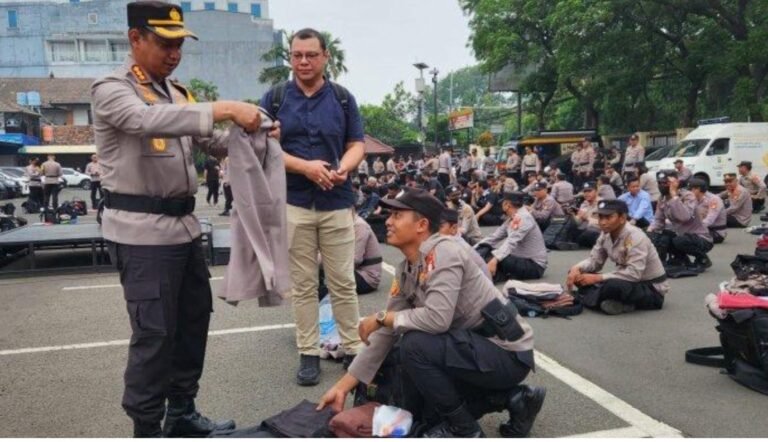 Polres Metro Tangerang Kota Gelar Kelengkapan Perorangan Kesiapan Pengamanan Pemilu 2024