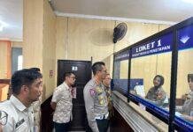 Dirlantas Polda Sulsel Sidak Samsat Makassar Pastikan pelayanan standar dan prima