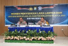 Gelar Monitoring Dan Evaluasi Laka Lantas, Komitmen Ditlantas Polda Sulsel Kurangi Angka Laka Lantas