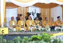Kapolres Tanah Laut Bersama Istri Hadiri Puncak Perayaan Hari Jadi Kabupaten Tanah Laut Ke 58