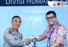 Divisi Humas Polri dan ATSI Deklarasikan Pemilu Damai