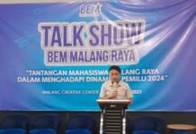 Polres Malang Kota Ajak Mahasiswa Jadi Pemilih Cerdas dan Tidak Golput