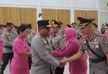 Pimpin Sertijab 5 PJU dan 1 Kapolres, Kapolda Papua Barat Ingatkan Tantangan Pemilu 2024