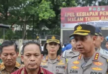 Plotting Personil Di Pusat Keramaian Dan Lokasi Perayaan, Polres Metro Tangerang Kota Gelar Apel Kesiapan Pengamanan Tahun Baru 2024