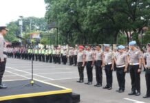 Awal Tahun, 122 Personel Polres Metro Tangerang Kota Naik Pangkat