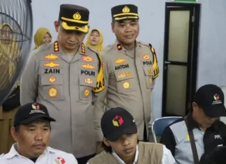 Polres Metro Tangerang Kota Pantau Rekapitulasi Penghitungan Suara Pemilu Tingkat PPK