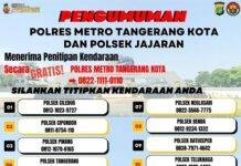 Polres Metro Tangerang Kota Buka Layanan Penitipan Kendaraan Bermotor Gratis Selama Musim Mudik Lebaran