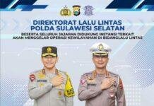 Ditlantas Polda Sulsel Apel Gelar Pasukan Operasi Keselamatan Pallawa 2024