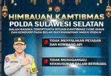 Momen Ramadhan, Berikut Himbauan Kapolda Sulsel Irjen Rian Djajadi Untuk Warga