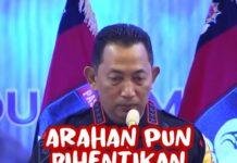 Suara Adzan Berkumandang, Kapolri Hentikan Arahan dalam Rakernis Korp Brimob Polri T.A. 2024