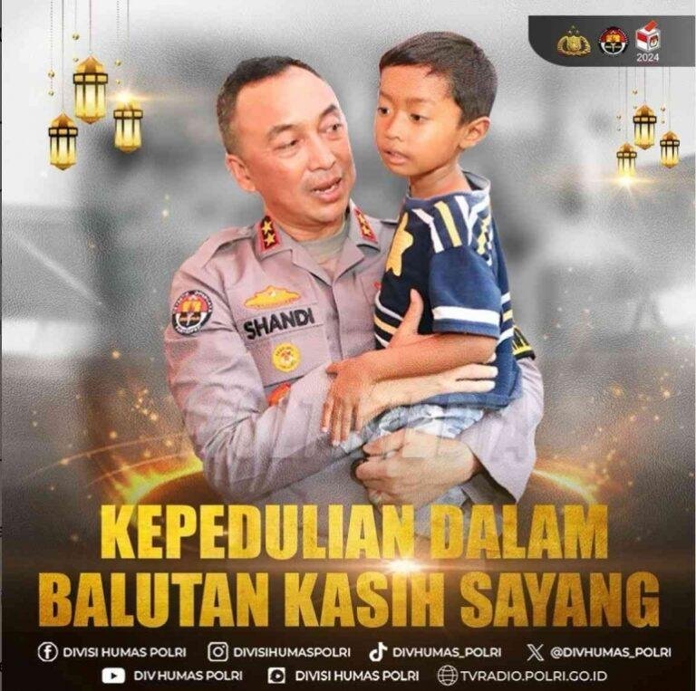 Berita Polisi News : Sebuah Potret Kepedulian Kadiv Humas Polri Dalam Balutan Kasih Sayang