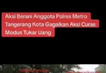 Aksi heroik personel Polres Metro Tangerang Kota, gagalkan curas dengan modus tukar uang baru