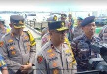Wakapolda Sultra Di Dampingi Danlanal Kendari Sinergi Tinjau Kesiapan Arus Balik Lebaran