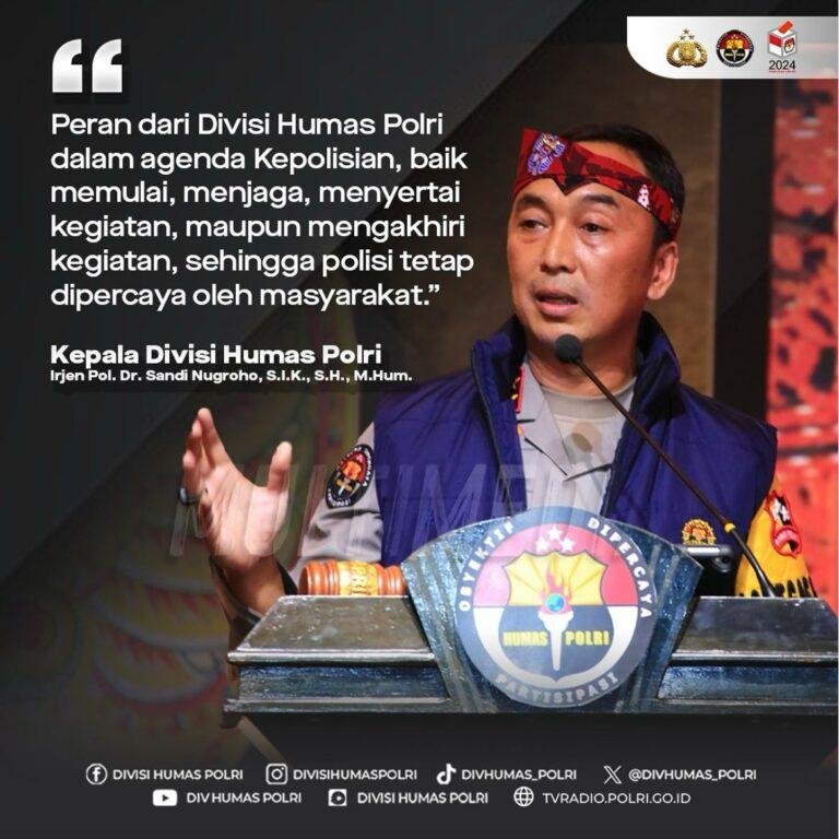 Usung Desain Pewayangan Di Rakernis Div Humas Polri 2024, Ini Maknanya