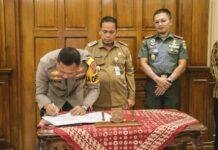 Jaga Kondusifitas Pilkada 2024, Polres Metro Tangerang Kota Tandatangani NPHD dengan Pemkot Tangerang