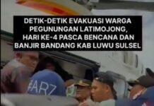 Detik-Detik Evakuasi Warga Pegunungan Latimojong, Pasca Bencana dan Banjir Bandang Kab Luwu Sulsel