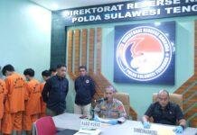 Polda Sultra Ungkap Jaringan Narkoba Lapas, 5 Pengedar Ditangkap dengan Barang Bukti 1,3 Kg Sabu