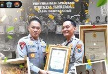 Humas Polresta Malang Kota Raih Penghargaan dari Polda Jatim