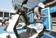 Polresta Malang Kota Pertama di Jatim yang Punya SPKLU