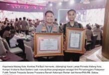 Polresta Malang Kota Sabet Penghargaan Pelayanan Publik Terbaik dari KemenPAN-RB