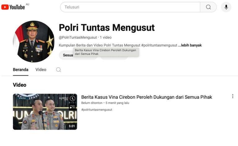 Terbongkar! Channel YouTube Polri Akan Usut Tuntas Kasus-Kasus Besar, Netizen Heboh!