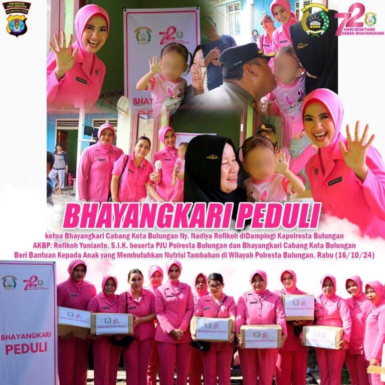Polresta Bulungan Gelar Program Penanggulangan Stunting Melalui Pemberian Makanan Tambahan