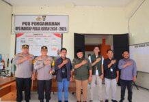 Kapolresta Bulungan Turut Mendampingi Kapolda Kaltara saat Melakukan Pengecekan Gudang Logistik Pemilu