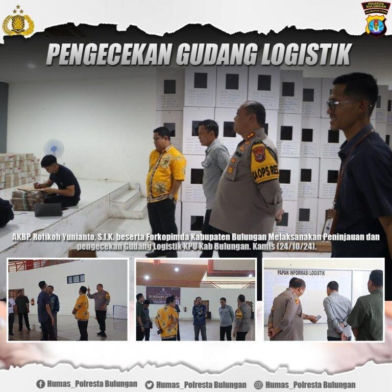 Kapolresta Bulungan Lakukan Pengecekan Ruang Debat untuk Jaga Kelancaran Pilbup Bulungan 2024