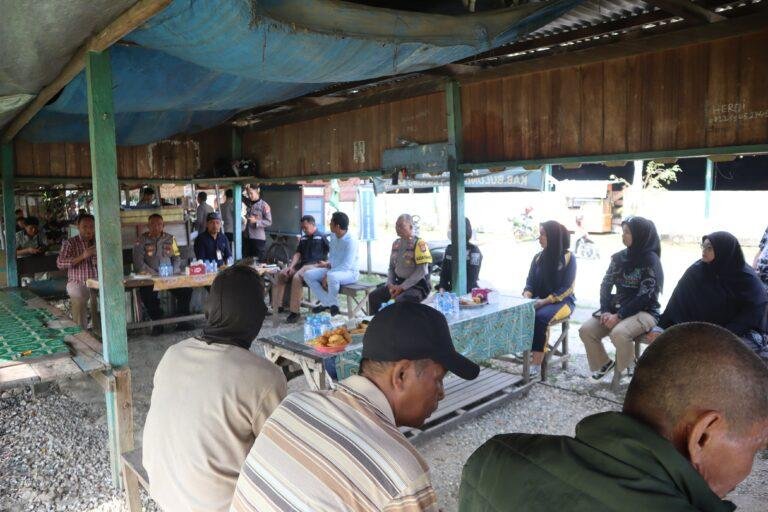 Polresta Bulungan Ajak Masyarakat Berdialog dalam Program Jum’at Curhat di Pangkalan Ojek Pasar Induk l, Tanjung Selor
