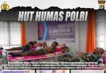 Polresta Bulungan Gelar Donor Darah Sambut HUT Humas Polri ke-73
