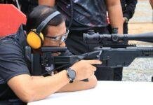 Lomba Menembak Memeriahkan HUT Brimob ke-79 di Polda Kalimantan Utara