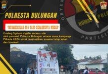 Cooling System, Upaya Polresta Bulungan Wujudkan Pilkada Serentak 2024 yang Aman dan Tertib