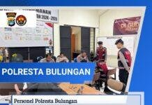 Polresta Bulungan Lakukan Pengamanan Gudang Logistik Pemilu di Dome Sport Centre