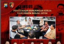Dirreskrimsus Polda Jatim dan Perum Bulog Jatim Bahas Langkah Strategis dalam Kunjungan Kerja!