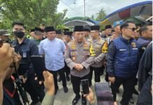 Ditemani Kapolda Lampung, Kapolri Temui Keluarga AKP Lusiyanto
